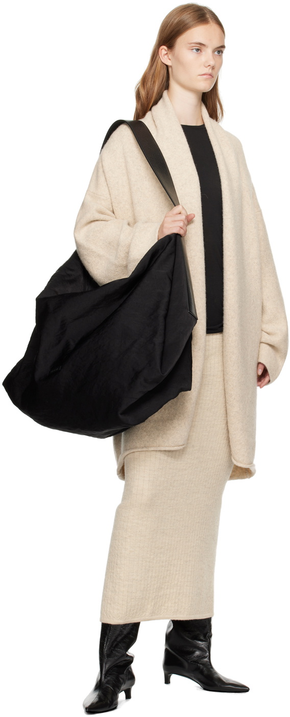 LAUREN MANOOGIAN　　TAPER COAT Lauren Manoogian Baby Alpaca & Wool Taper Coat in Dust