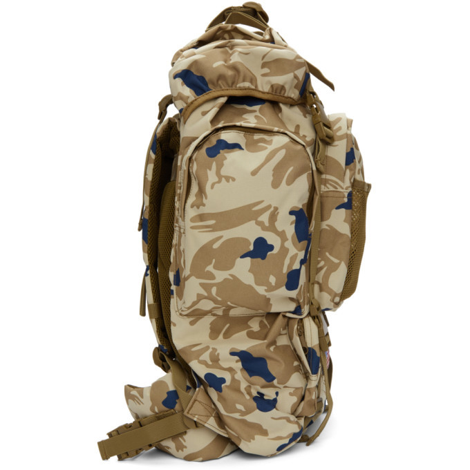 Gosha Rubchinskiy Beige Medium Camo Backpack