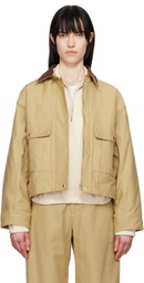 rag & bone Beige Nonie 2-in-1 Cotton Twill Jacket
