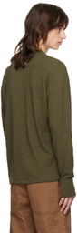 rag & bone Green Classic Flame Henley