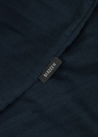 Oliver Spencer Conduit Striped Knit T-shirt Navy