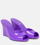Christian Louboutin Me Dolly Zeppa patent leather sandals