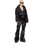 Rick Owens Black Tower Hooded Jacket