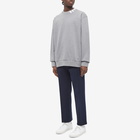 Thom Browne Men's 4 Bar Mock Neck Sweat in Medium Grey