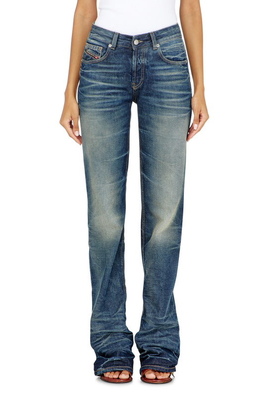 Photo: Diesel Regular Jeans Regular Waist D-Heel, Medium blue, Button fly