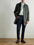 Kingsman - Button-Down Collar Striped Cotton Oxford Shirt - Green