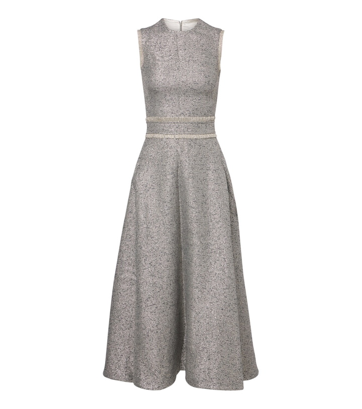Photo: Safiyaa Ornette tweed midi dress