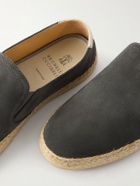 Brunello Cucinelli - Suede Espadrilles - Gray