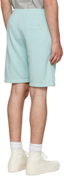 A.P.C. Blue Cotton Shorts