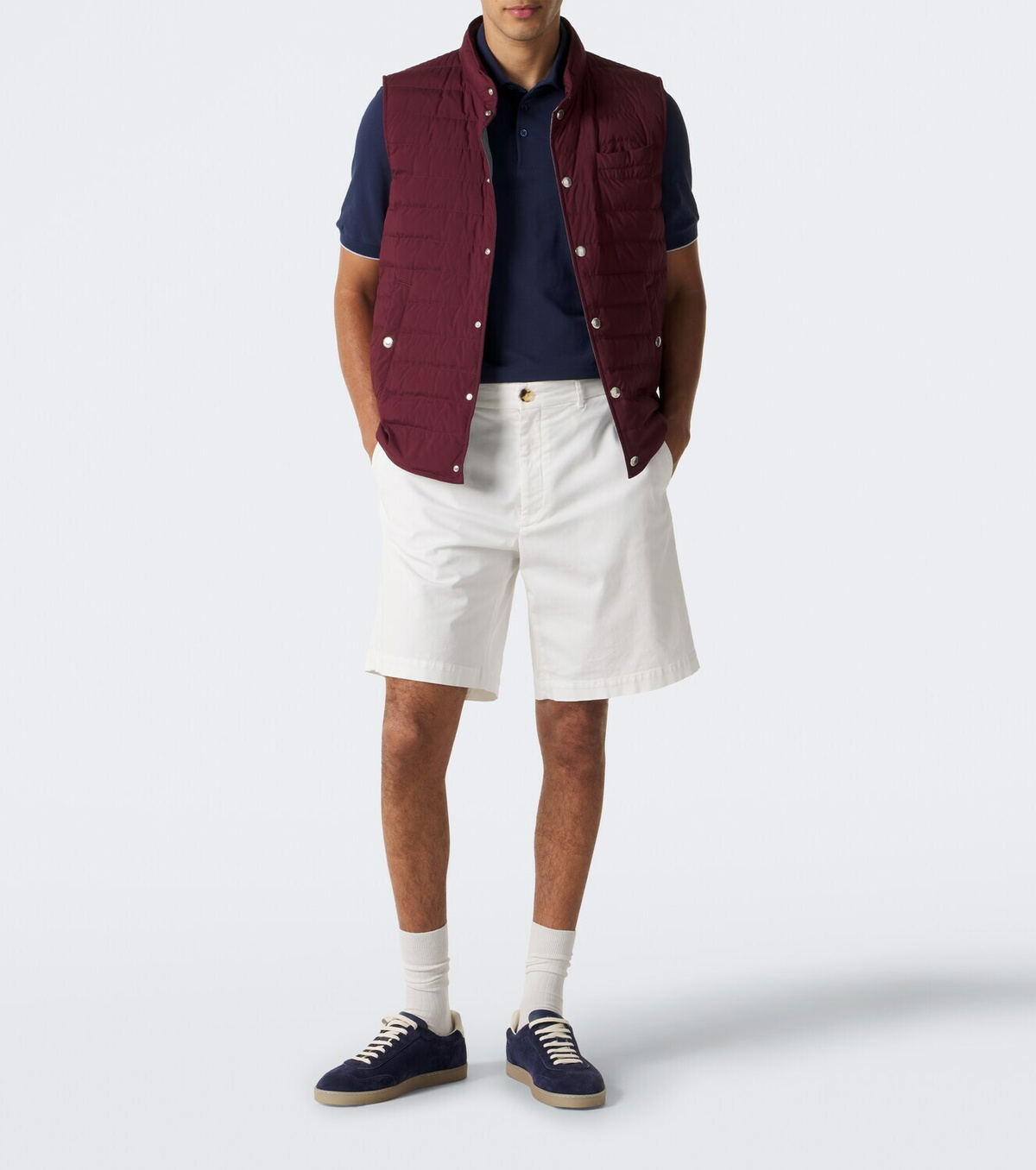 Brunello Cucinelli Logo cotton piqué polo shirt