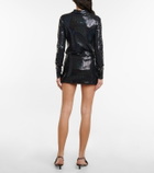 Dodo Bar Or Lamé miniskirt