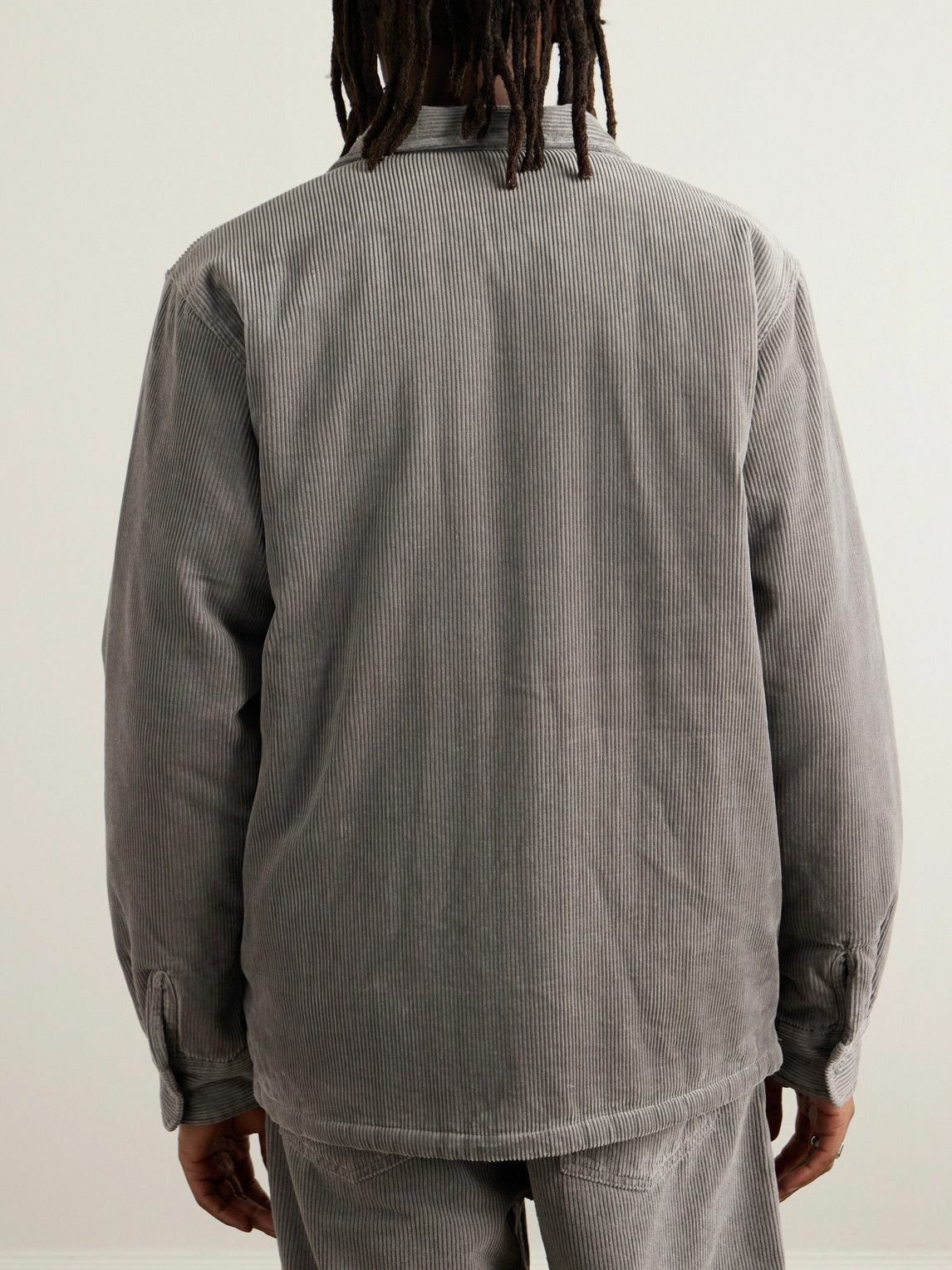 Carhartt WIP - Whitsome Cotton-Corduroy Shirt Jacket - Gray