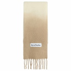 Acne Studios Vally Dip Dye Scarf in Light Beige 