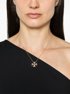 Harwell Godfrey 18K Yellow Gold Cross Diamond And Sapphire Pendant Necklace
