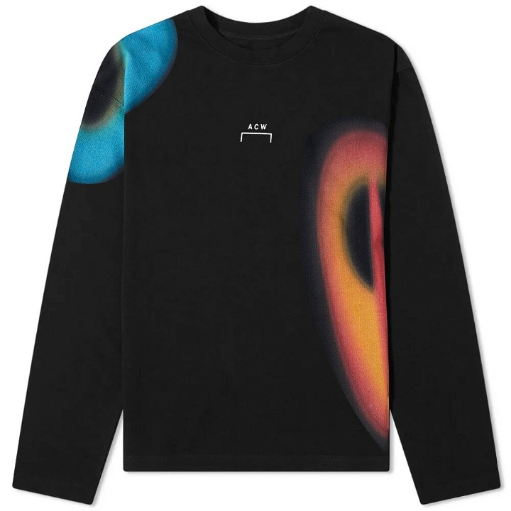 Photo: A-COLD-WALL* Men's Long Sleeve Hypergraphic T-Shirt in Black