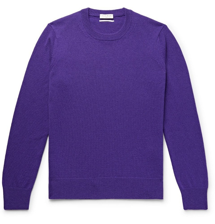 Photo: Sandro - Wool Sweater - Men - Purple