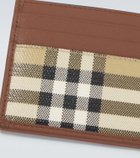 Burberry Burberry Check canvas card holder