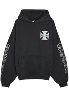 Rhude Rhude Boys Hooded Cotton Sweatshirt Black