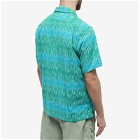 Battenwear Men's Five Pocket Island Shirt in Green Ikat