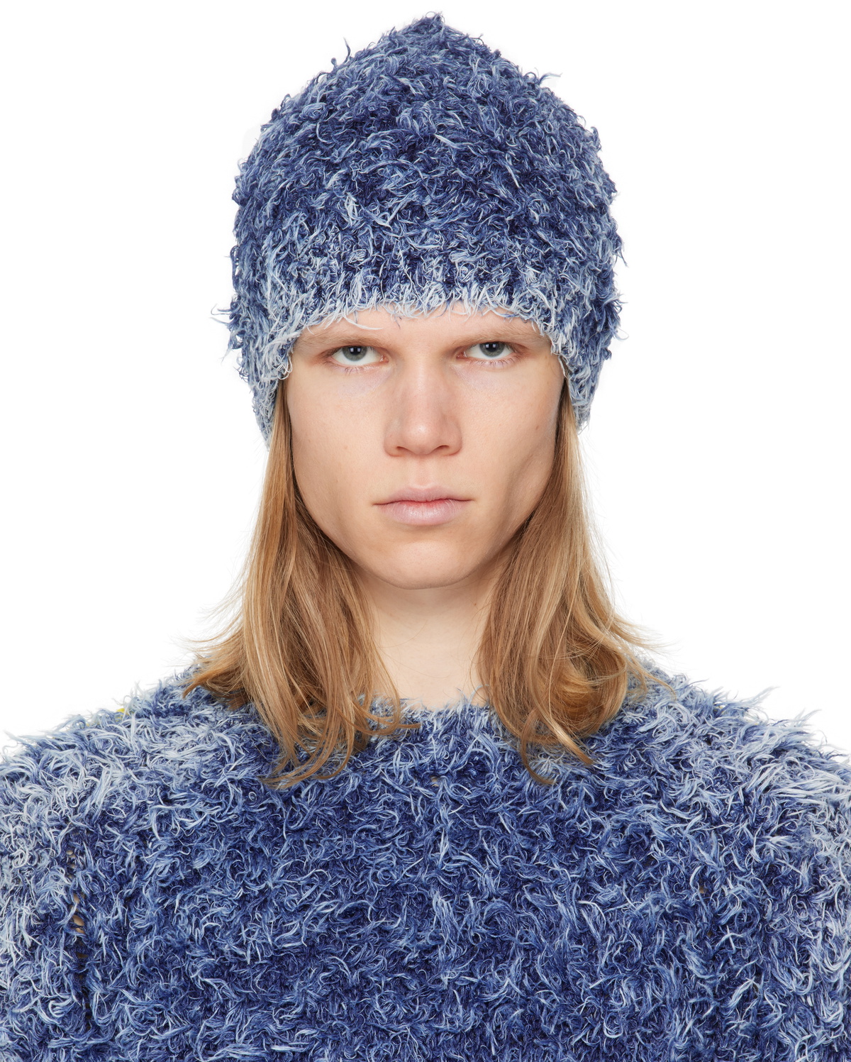 すぐ届く*DIESEL*ディーゼル* K-Dan Fluffy beanie Diesel Blue K-Dode Beanie Diesel