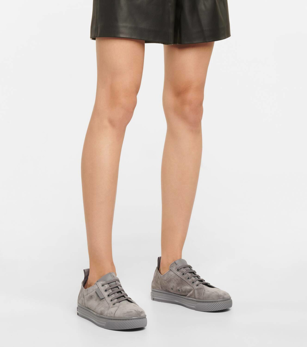 Gianvito Rossi 360 suede sneakers