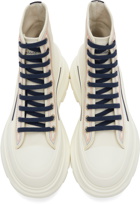 Alexander McQueen Off-White Tread Slick High Sneakers