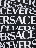 VERSACE - All Over Logo Print Jersey Leggings