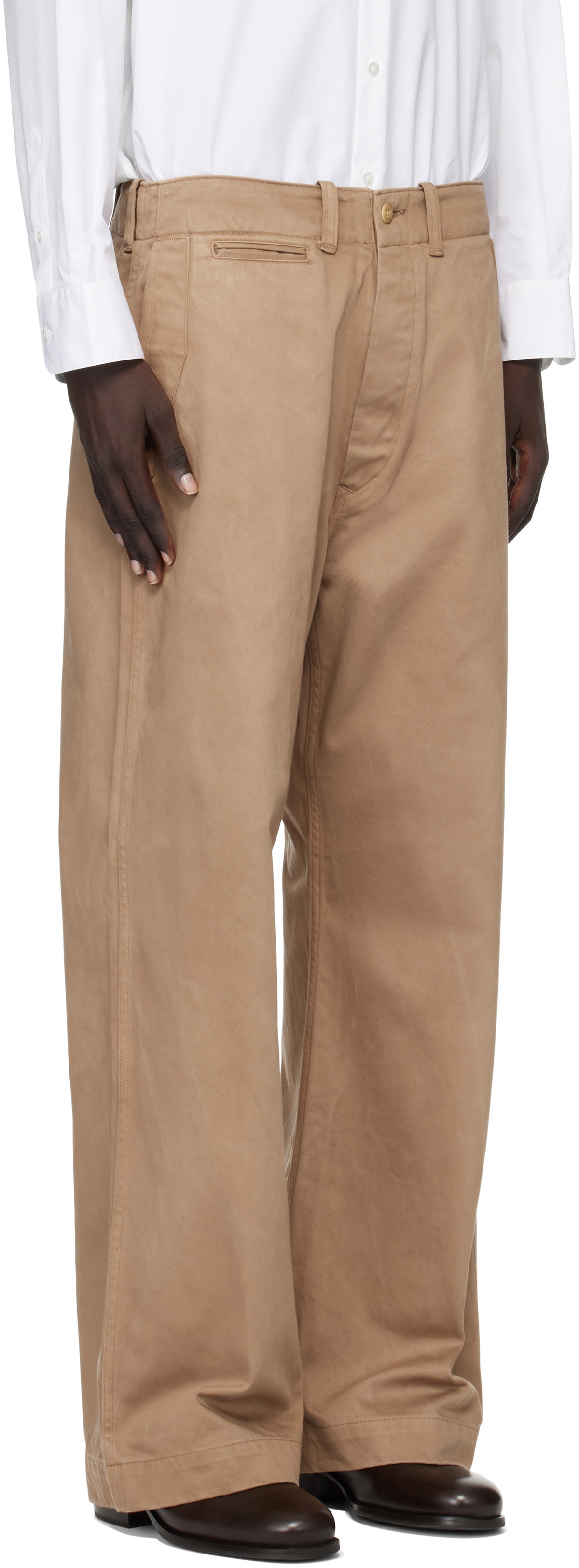 Taiga Takahashi Beige Lot. 202 Engineer Trousers