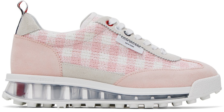 Photo: Thom Browne Pink & White Tech Sneakers