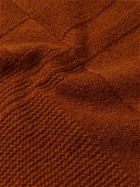 ERMENEGILDO ZEGNA - Slim-Fit Cashmere and Silk-Blend Rollneck Sweater - Orange