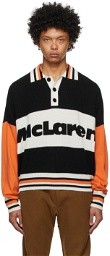 Rhude Black McLaren Edition Color Block Polo