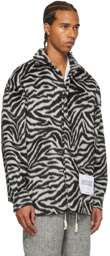 Palm Angels Black Zebra Overshirt