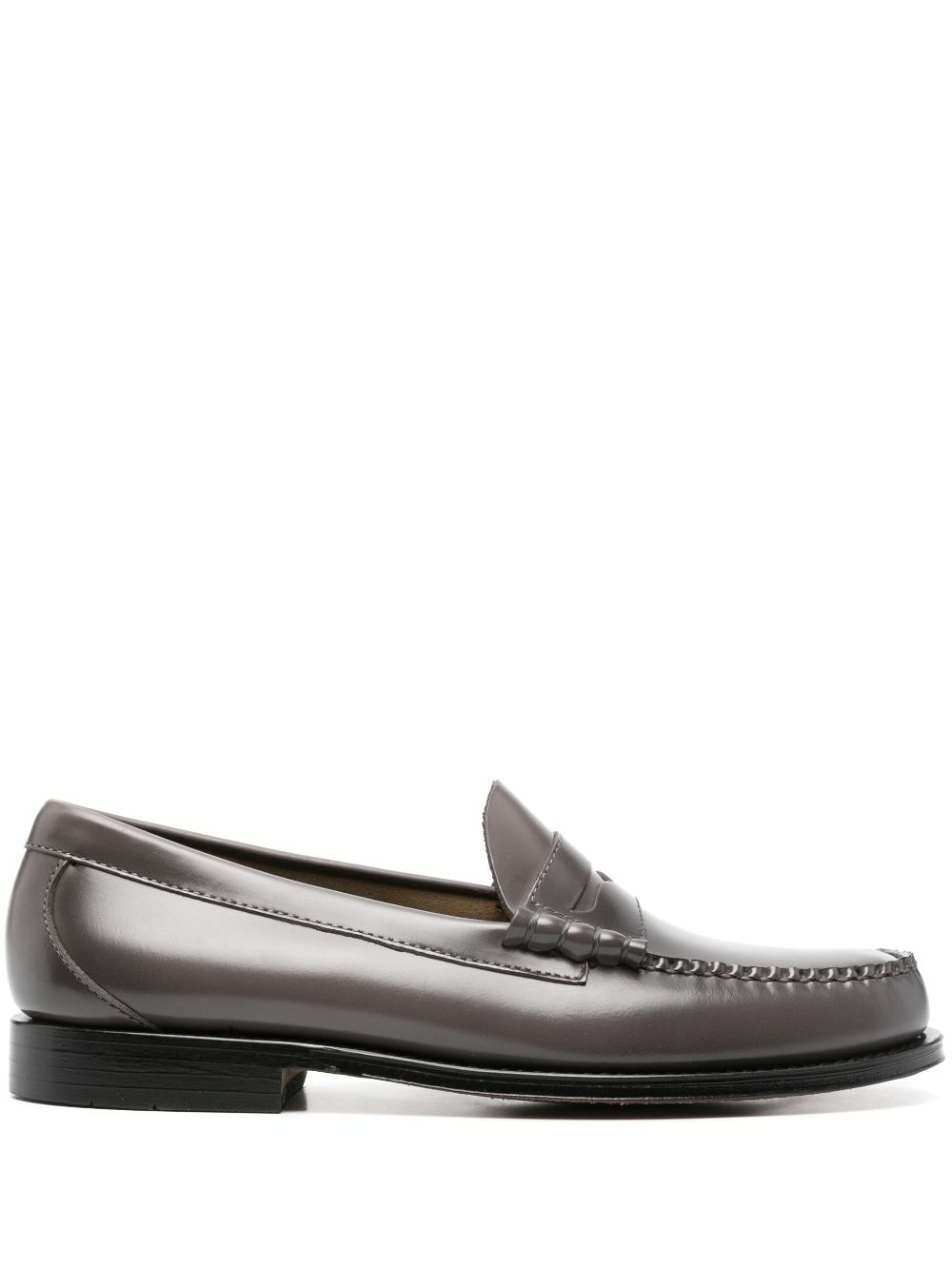 G.H. Bass & Co. Grey Weejuns Leather Penny Loafers G.H. Bass  display picture 2