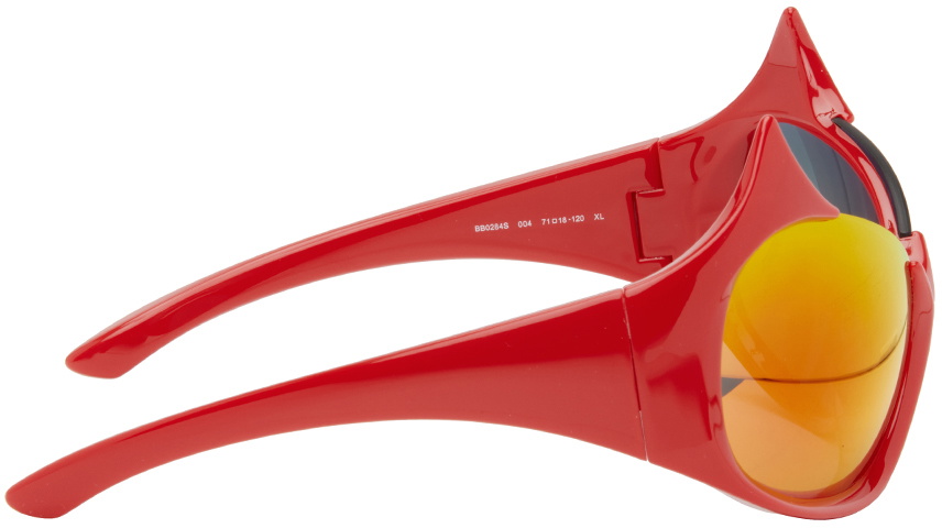 Balenciaga Red Gotham Sunglasses Balenciaga