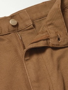 Carhartt WIP - Double Knee Straight-Leg Cotton-Canvas Carpenter Trousers - Brown