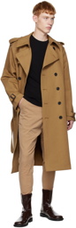 Nili Lotan Tan Nathan Trench Coat