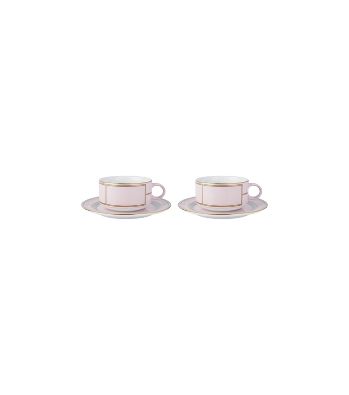 Photo: Ginori 1735 Diva set of 2 teacups and saucers