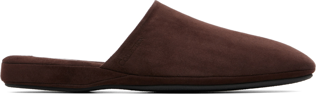 Calvin Klein Collection Brown Hugh Slippers