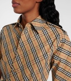Burberry Burberry Check cotton shirt dress