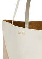 Loewe Puzzle Fold Medium Leather Tote - White - One Size