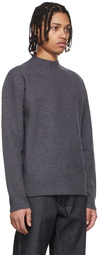 Jil Sander Grey Wool Sweater