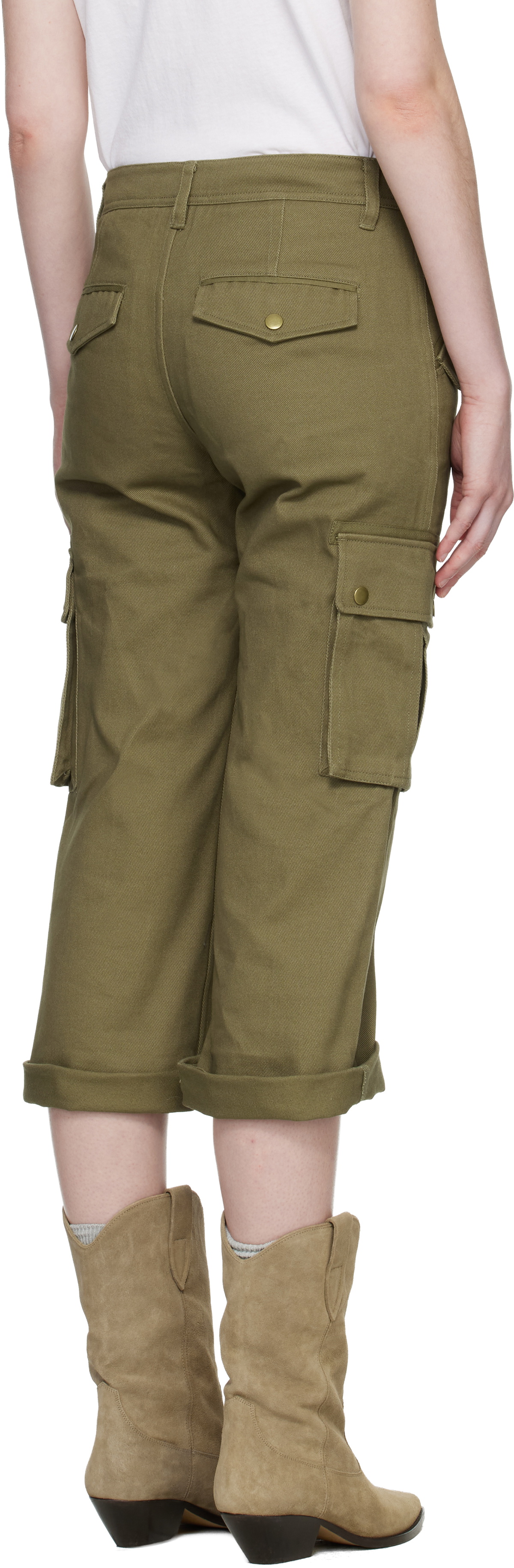 Isabel Marant Khaki Josine Cargo Pants