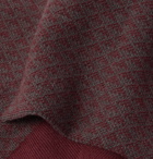 Ermenegildo Zegna - Trigon Climax Stretch Cotton-Blend Socks - Red
