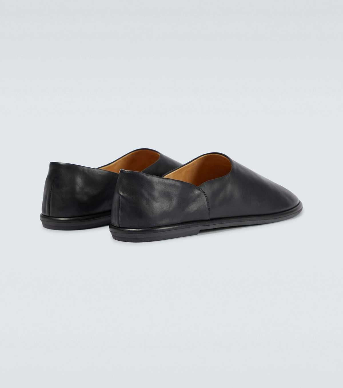 The Row Canal slip on leather shoes The Row