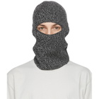 John Elliott Grey Wool and Cashmere Balaclava