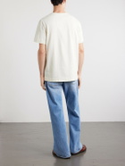 A.P.C. - Oliver Logo-Embroidered Cotton-Jersey T-Shirt - Neutrals