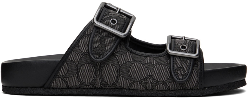 【関税込み】Coach 1941 サンダル Coach 1941 Black Sport Sandals Coach 1941
