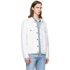 Levis White Denim Vintage Fit Trucker Jacket
