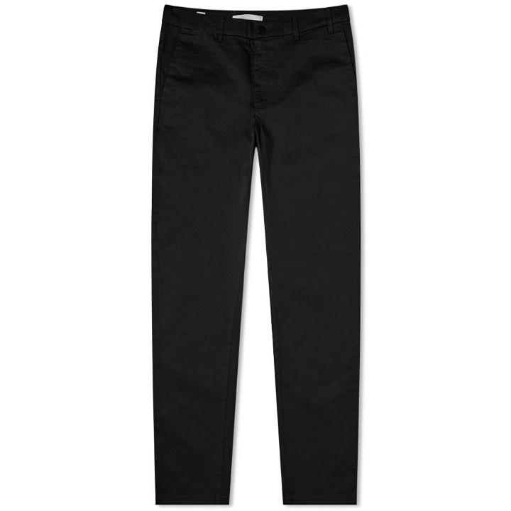 Photo: Norse Projects Men's Aros Slim Light Stretch Chino in Black