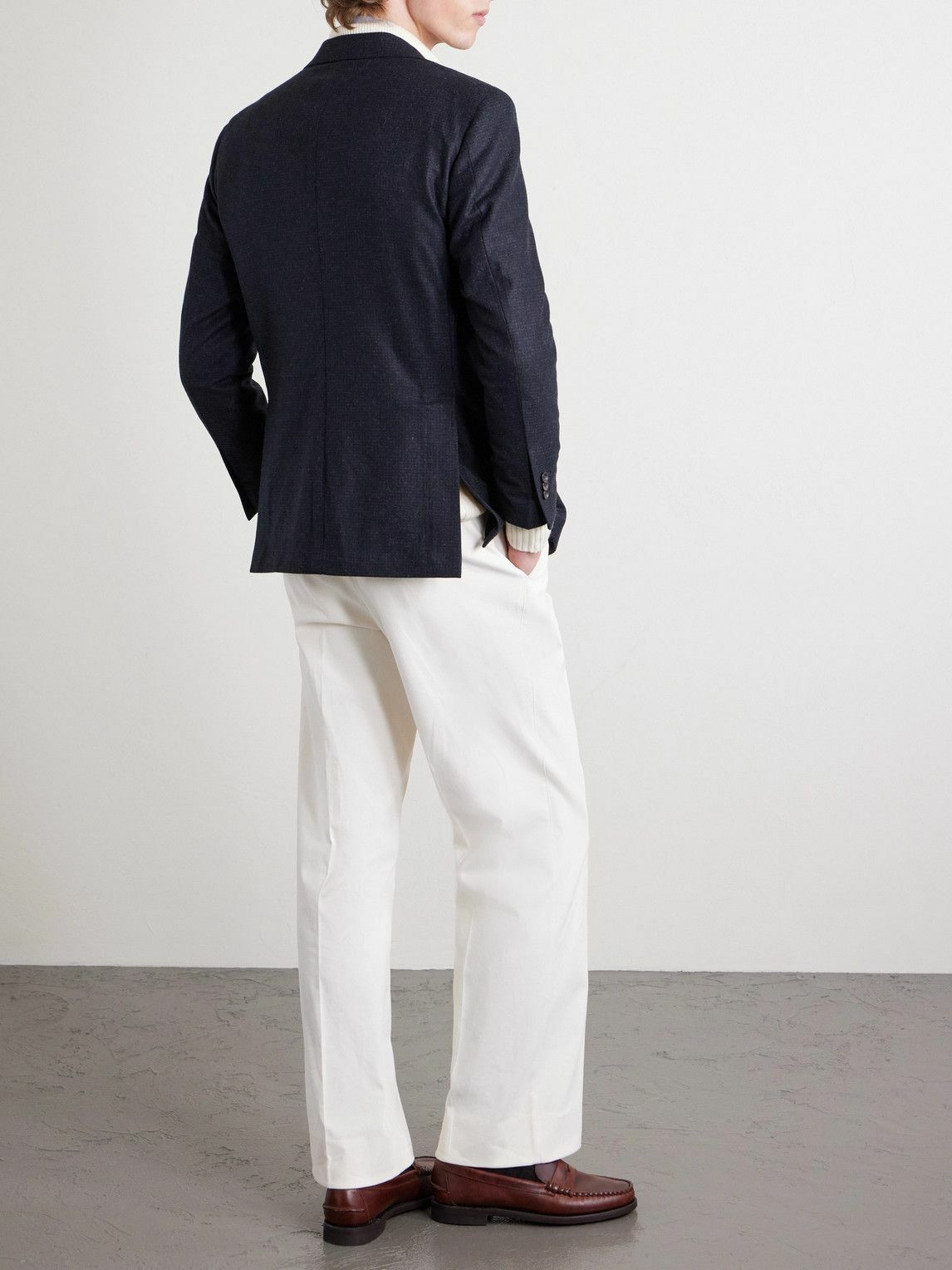 J. Mueser - Waverly Wool Suit Jacket - Blue